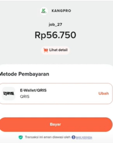 Bayar Tukang Pesan Tukang Kangpro