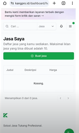 Iklan Buat Jasa Iklan Tukang Jasa TUkang